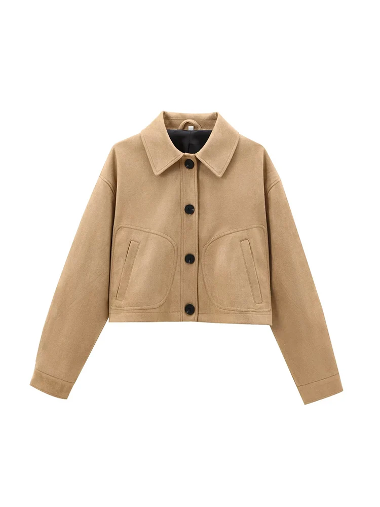 

European and American style autumn new fashion trend leisure women's commuting all-match long-sleeved short jacket outdoor coat