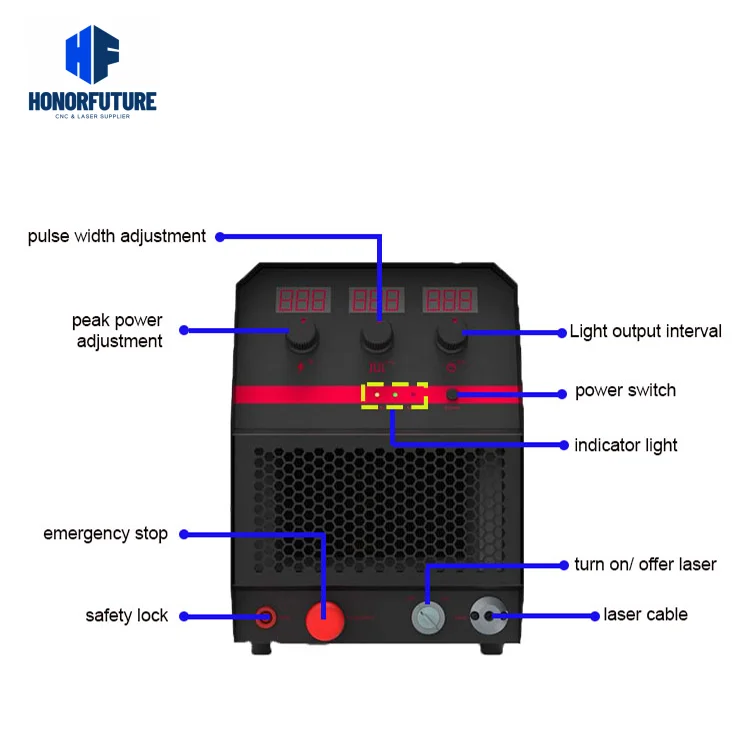 Mini Handheld Fiber Laser Spot Welding Machine Air Cooled 600W Portable Pulse Laser Welder for Metal