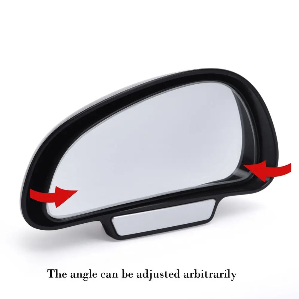 Car Mirror 360 Degree Adjustable Wide Angle Side Rear Mirrors blind spot Snap way for parking Auxiliary rear view mirror