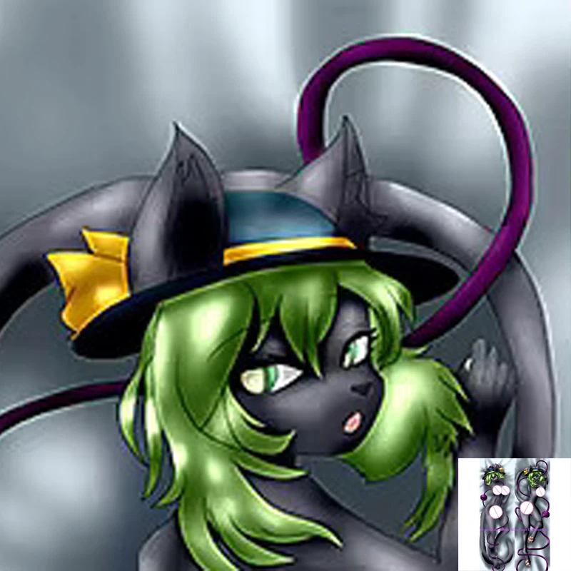 

Anime Pillow Cover Dakimakura Komeiji Koishi 2 Side Printed Hugging Body Pillowcase Cushion Cover Bedding Decor