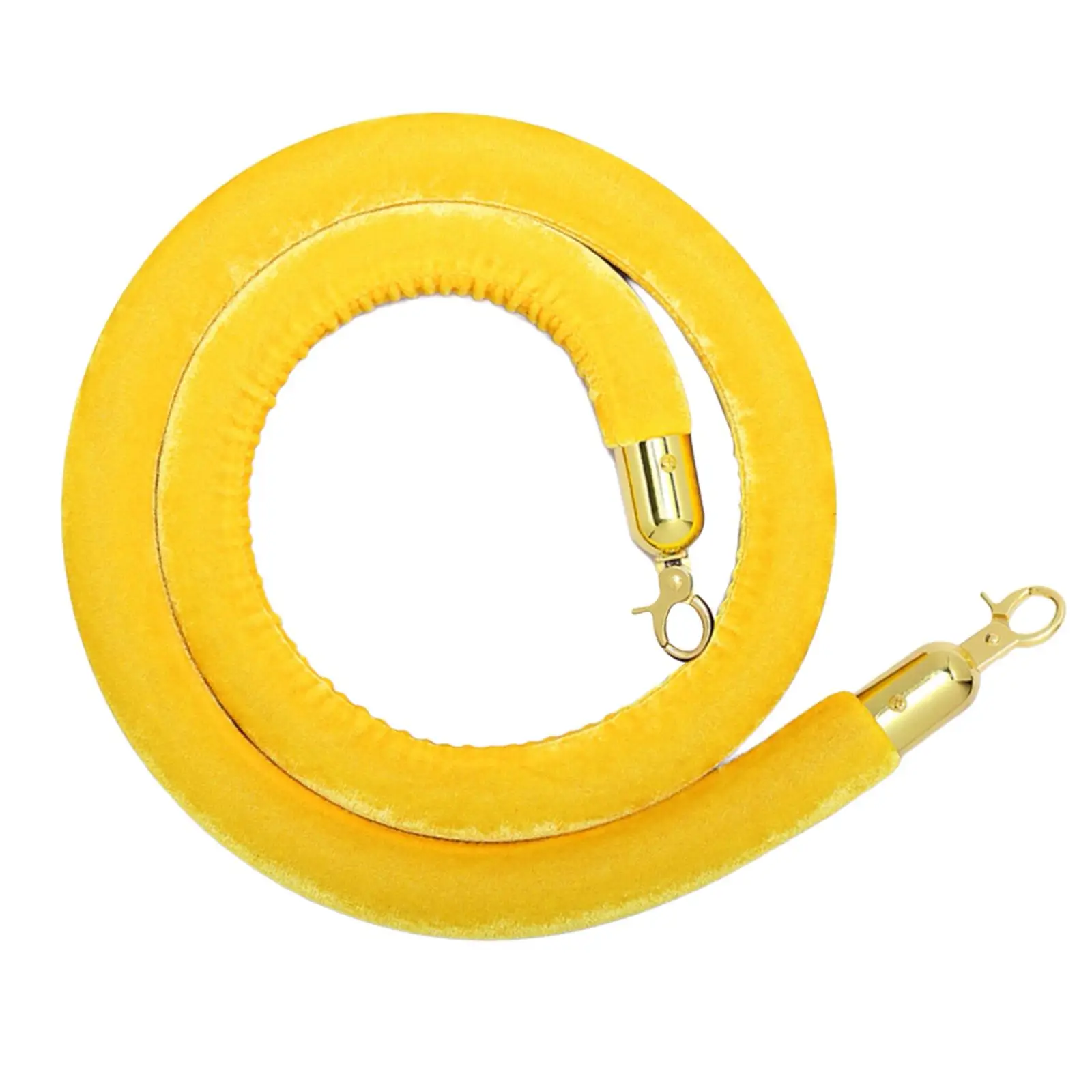 Crowd Control Queue Line Barrier Rope 1.5M Velvet Barrier Rope Warning Line lanyard Welcome Flannel Rope for Hotel Exhibition