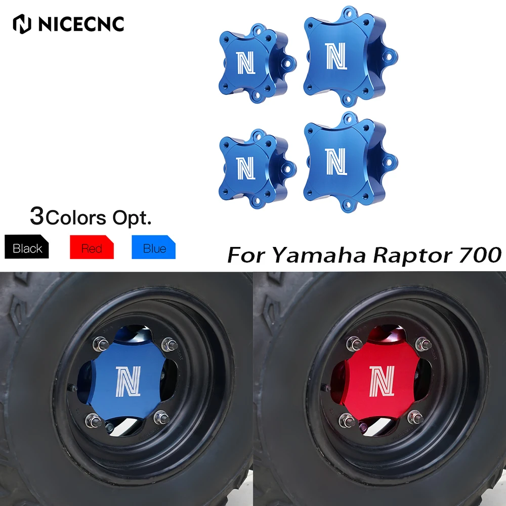 

NICECNC проставки для ступицы колеса, алюминиевая заготовка с ЧПУ для Yamaha Raptor 700 YFZ450 YFZ450R YFZ450X Raptor 125 Raptor 250 Raptor 660R