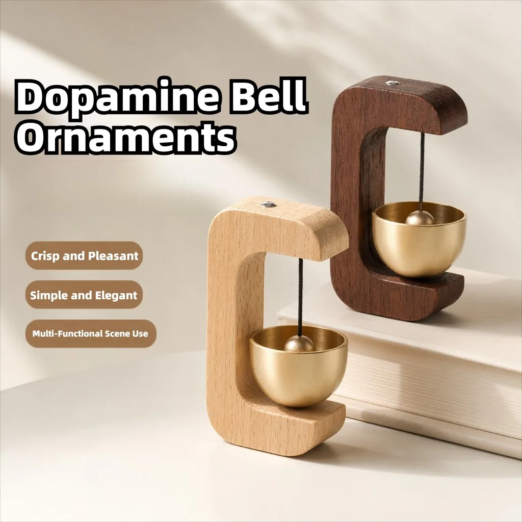 1PC Hanging Decorations Japanese Wooden Wind Chimes Wireless Doorbell Entrance Door Bell Decorative Wind Bell for Home Opening
