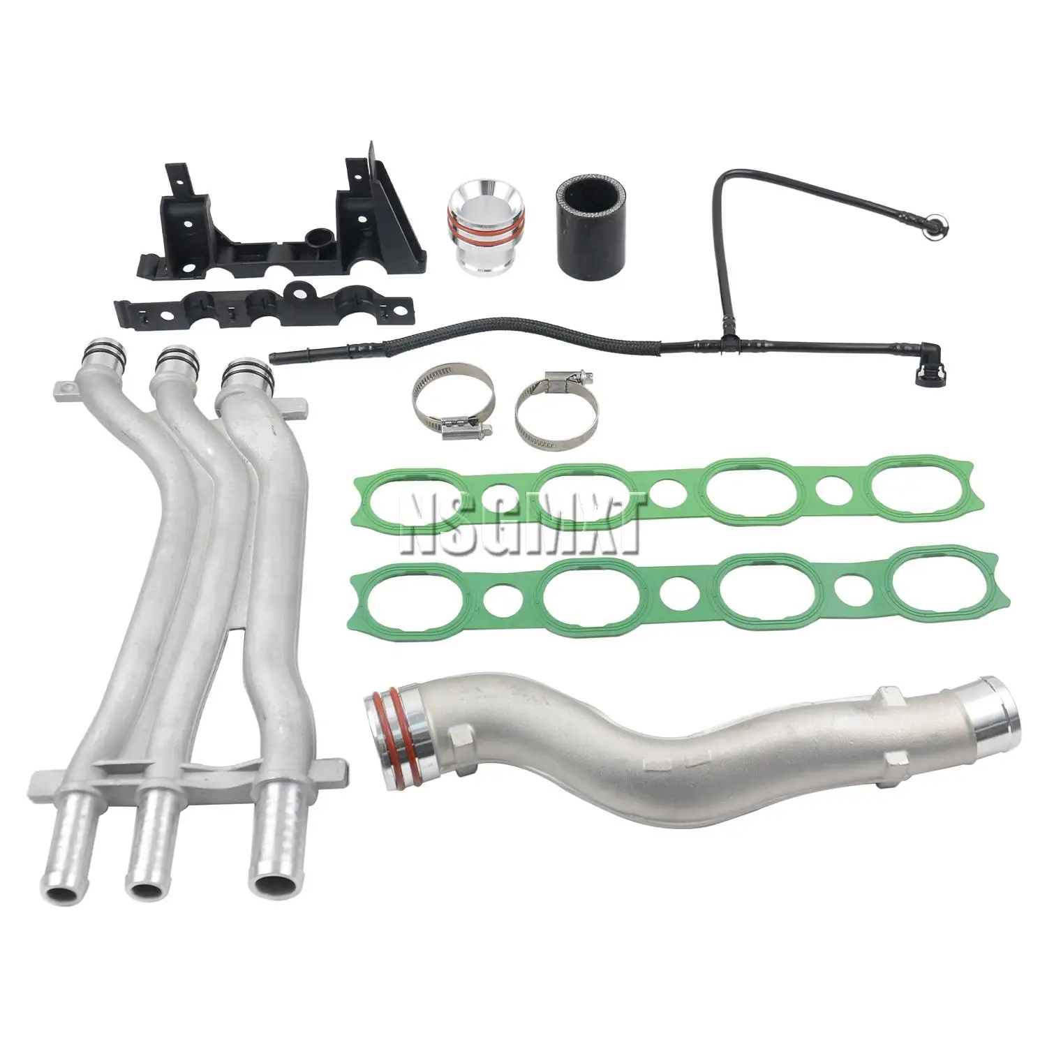 Image of AP01 Kühlmittelrohr-Reparatur-Upgrade-Kit für Porsche Cayenne S Turbo 4.5L V8 2003-2006 94810605906