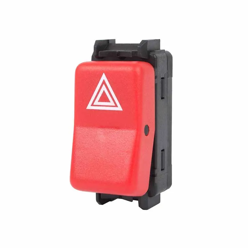 

1248200110 Dual Flasher Warning Light Switch Hazard Light Button Red Car Replacement For Benz W124 W201