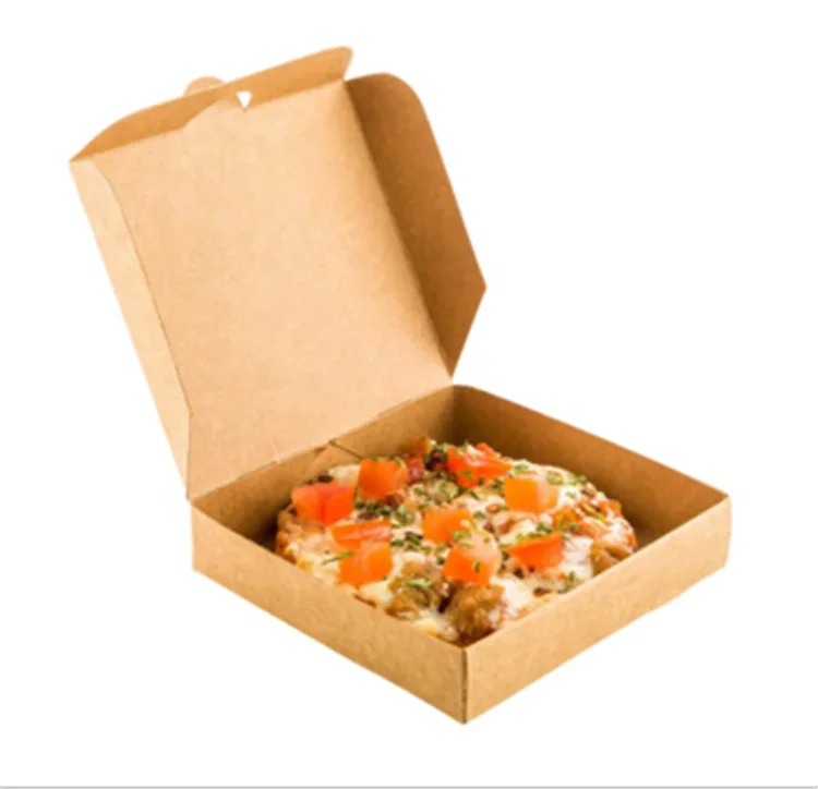 8 12 14 16 Inch Wholesale Custom Printed Pizza Box Cheap Corrugated Packaging Paper Pizza Boxes with Logo