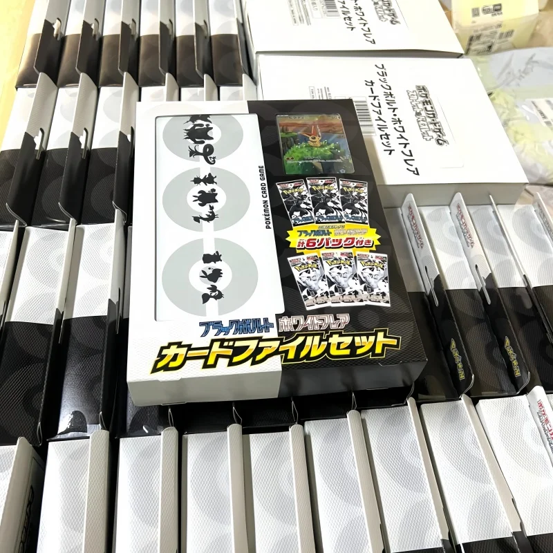 

2025 Hot 100% Genuine PKM Trading Card Ptcg Scarlet & Violet 11 Black Bolt White Flare Cards Japanese Version Surprise Gifts