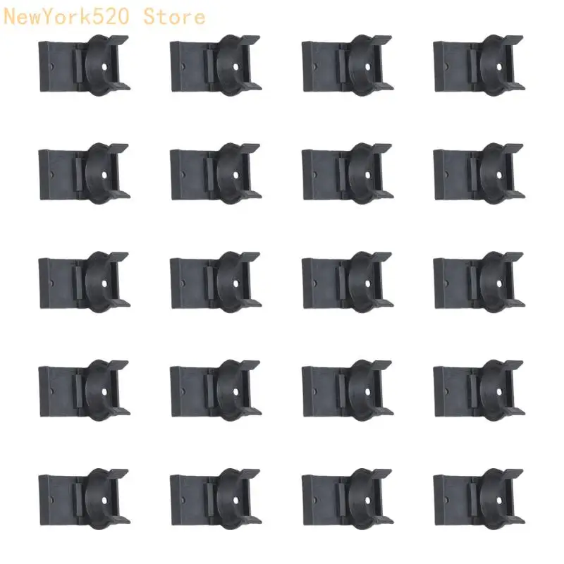 N84C 20PCSキャビネットキックバックルプリンスクランププラスチック家具フットクリップキッチンスカートクリップ調整可能なキャビネットキックバックル