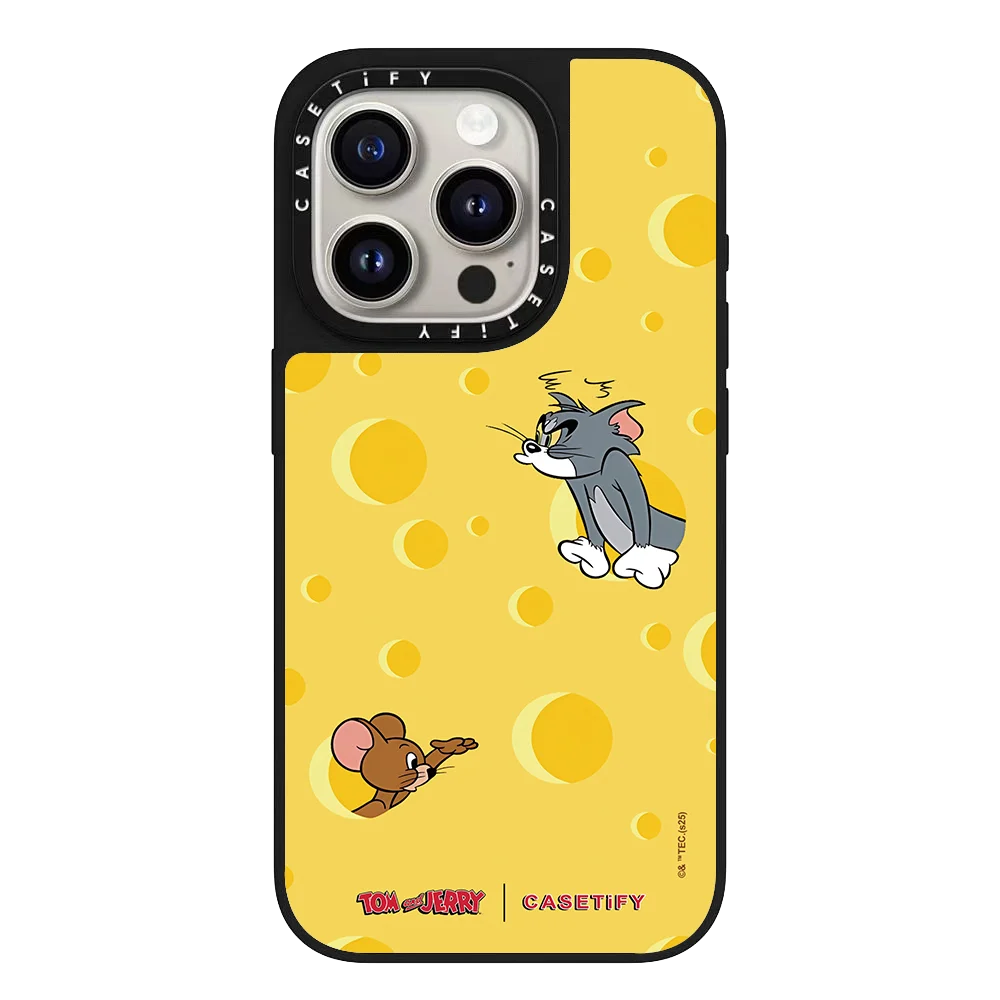 CASETiFY Co-bran Tom and Jerry  Cute Cartoon Series Phone Case for iPhone16 17 15 14 13 Pro Max Air Plus magnetic Protect Cover view 2
