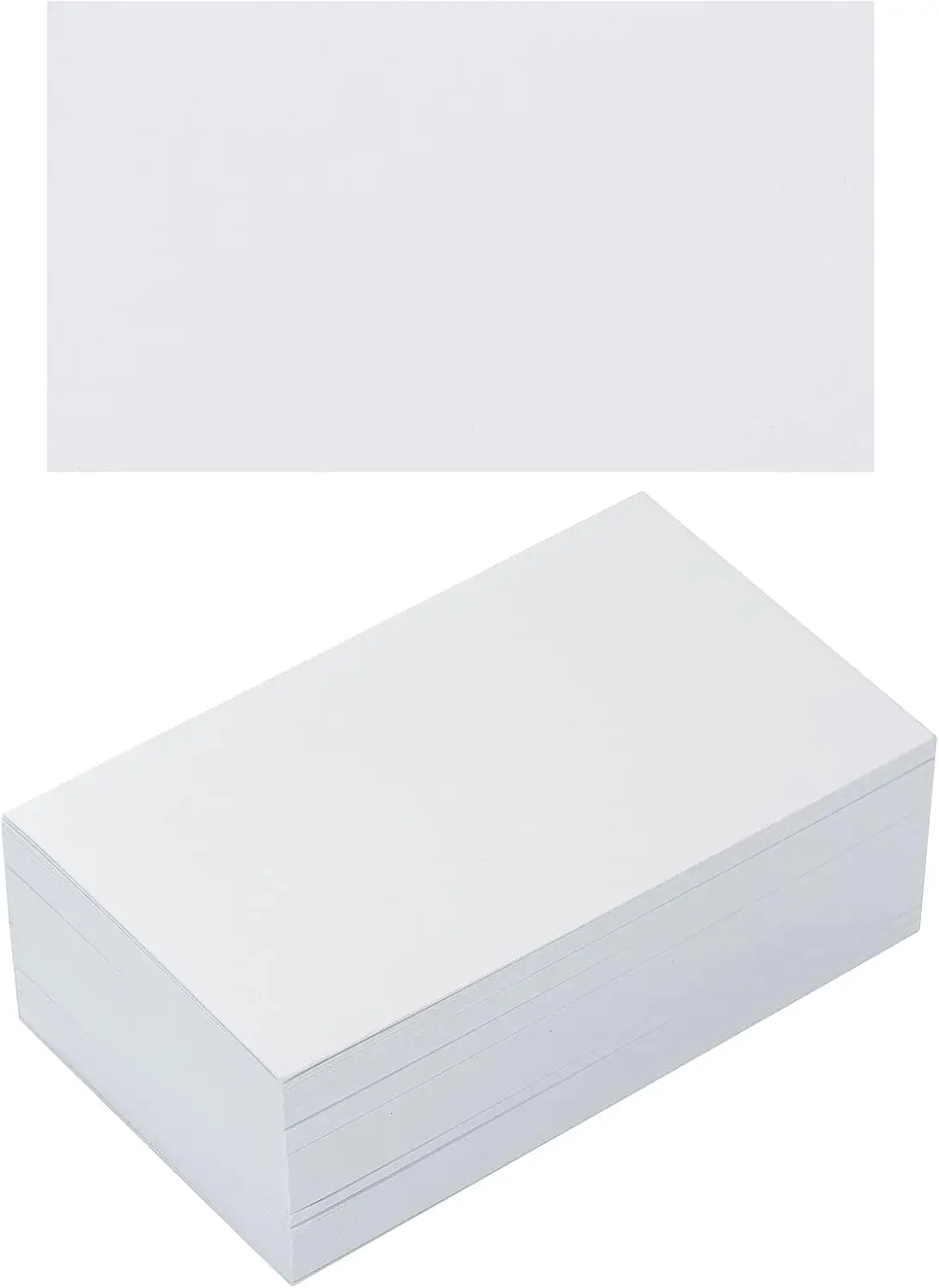 100 Pack Thick Paper Cardstock Blank Heavy Cards for Invitations, Greeting Cards Making, Postcards, Photos
