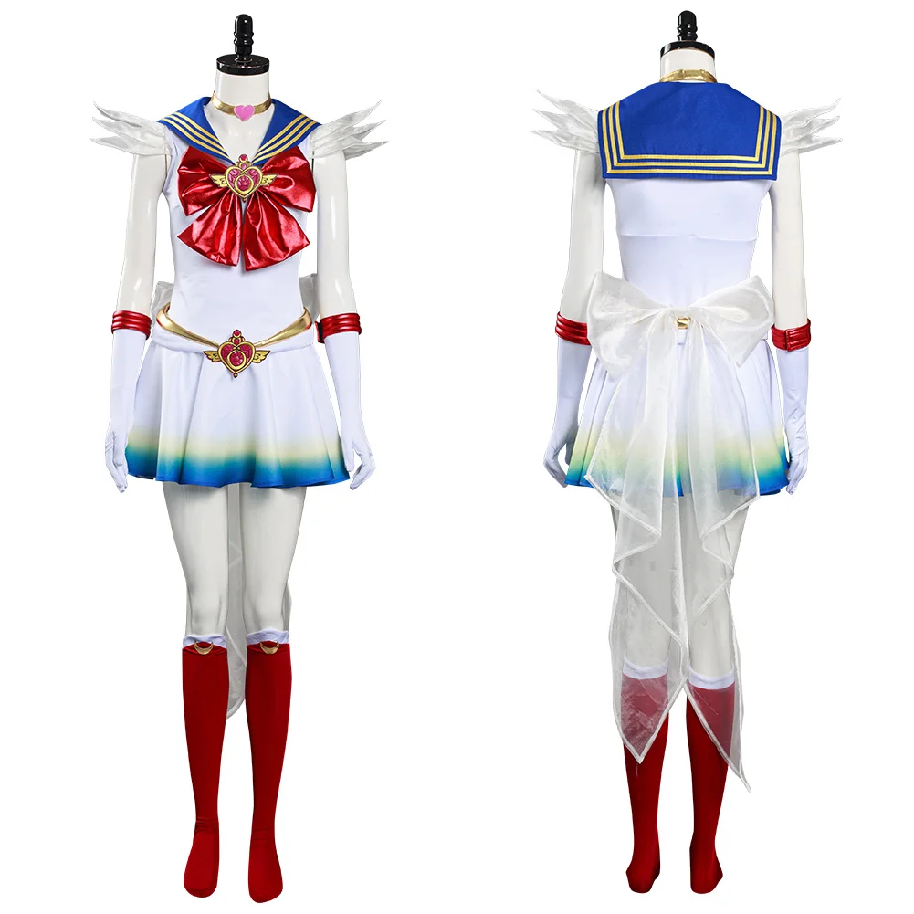 Eternal Hino Rei Tsukinoo Cos Usagii Cosplay Costume Sailor Uniform Dress Full Outfits For Women Girls Halloween Carnival Suit