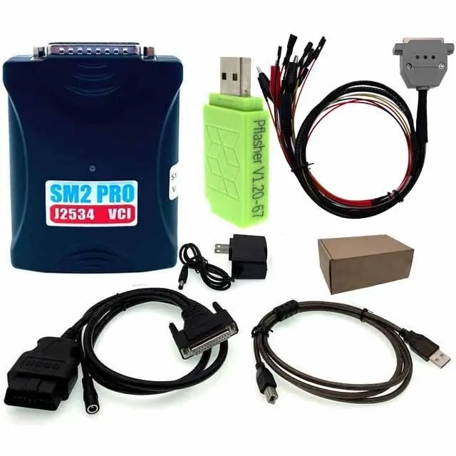 V1.20.67 Read & Write Flash ECU 67 In1 Dongle Checksum Pinout Diagram 3 Led Ben-ch Cable J2534 VCI SM2 Pro ECU Programming Tool