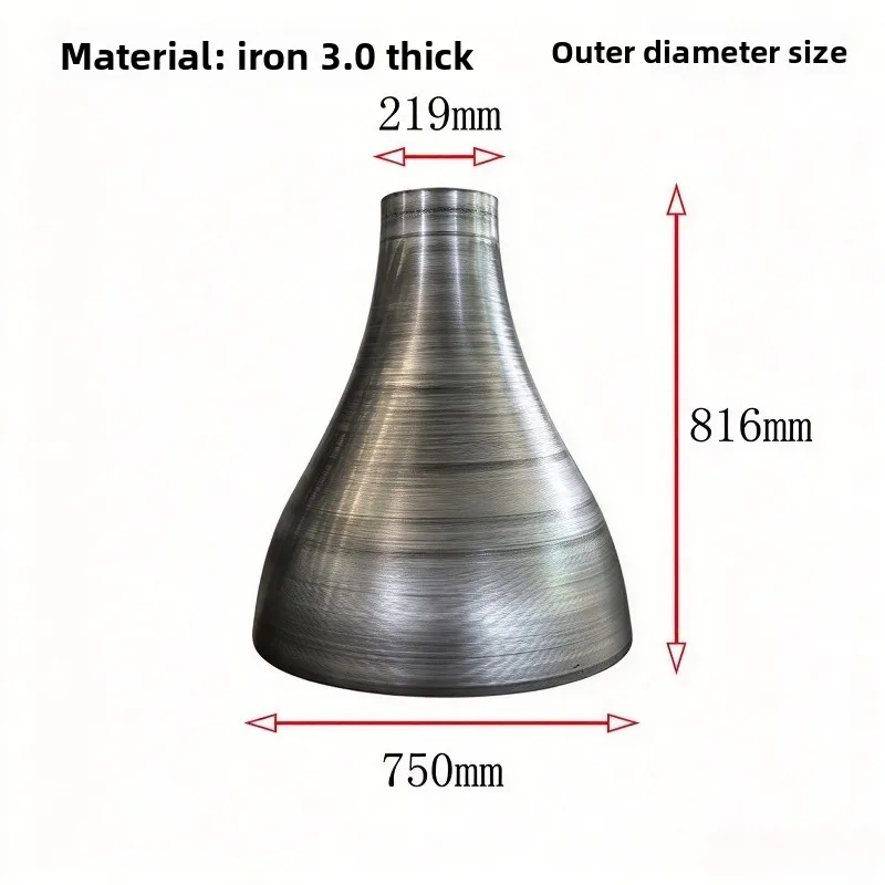For Super Large Stainless Steel Iron Aluminum Horn Plate Hanging Real Fire Fireplace Heater Decoration for Villa Internet