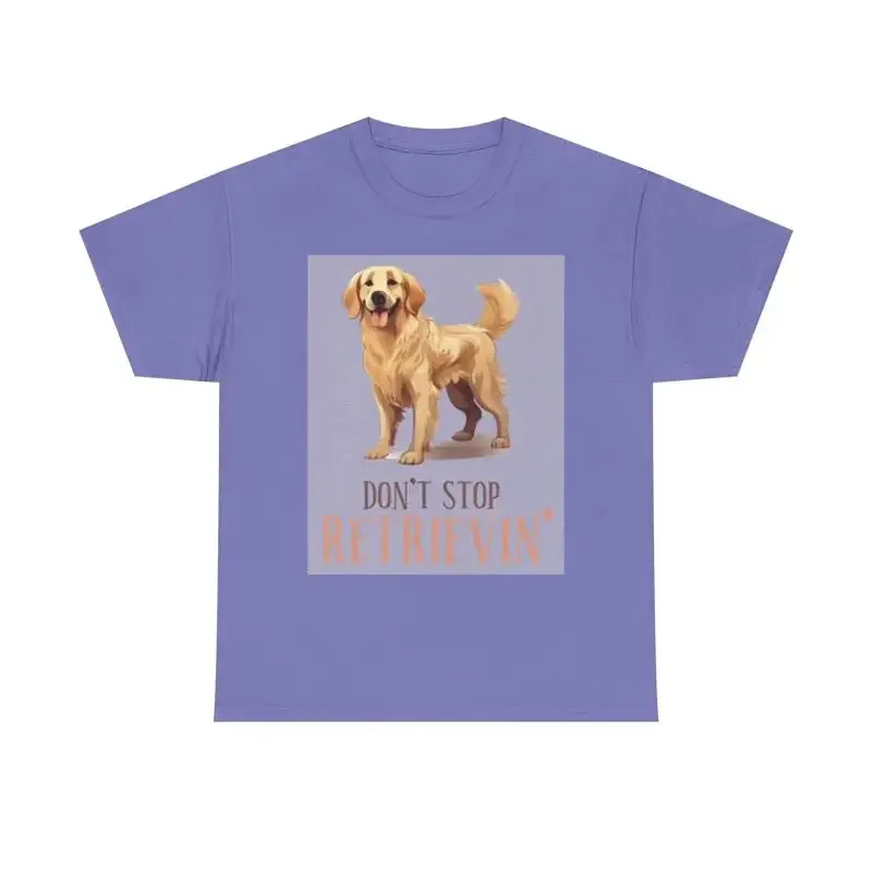 Dont Stop Retrieving Golden Retriever T Shirt Cute Puppy
