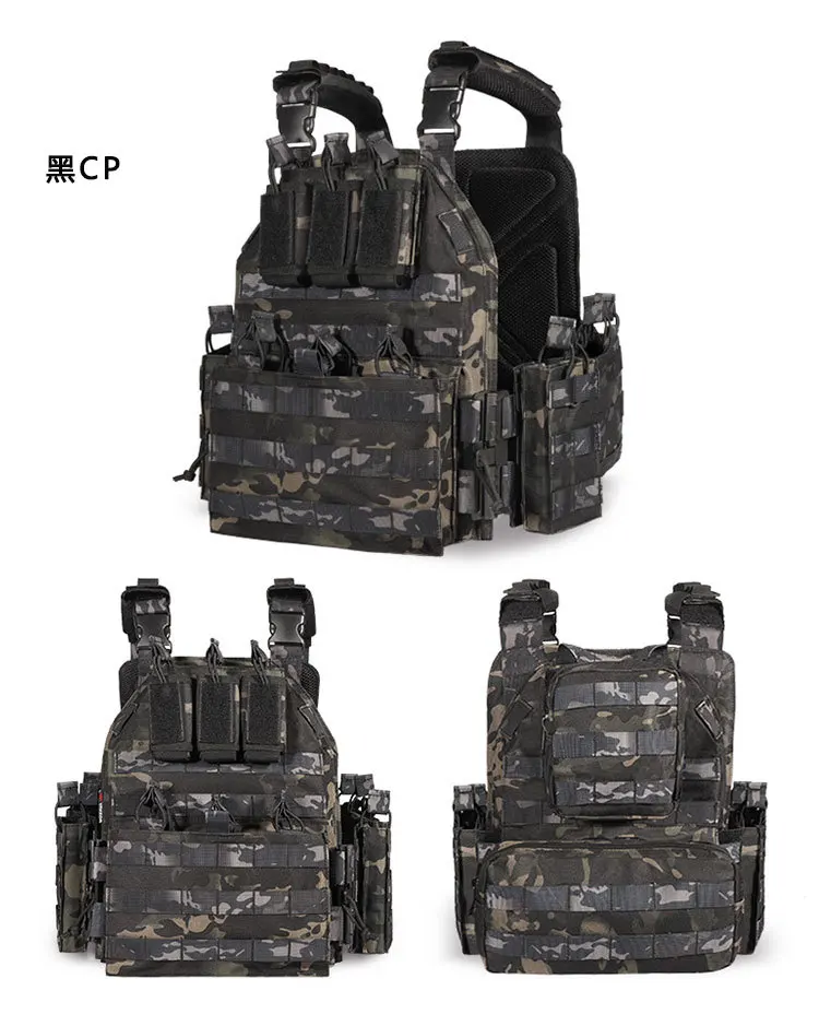 yakeda gilet tattico esterno multifunzionale gilet da gioco Cs piastra di protezione per attrezzature da campo di allenamento tattico di espansione MOLLE