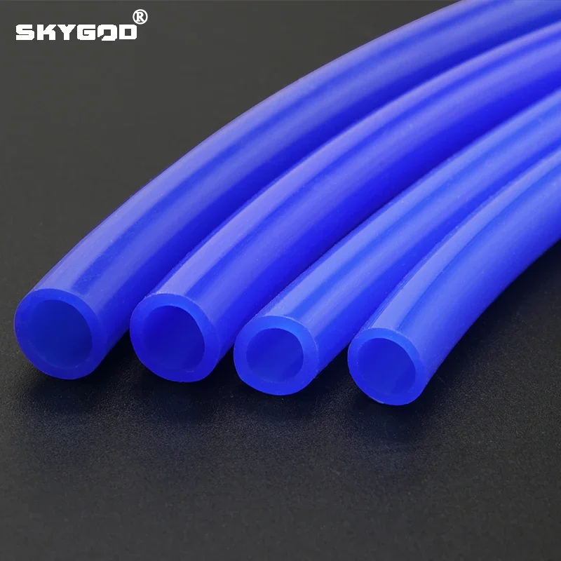 1/3/5/10M Silicone Tube Food Grade Rubber Hose Blue Flexible Aquarium Air Irrigation Pipes Water Connector Garden Hoses