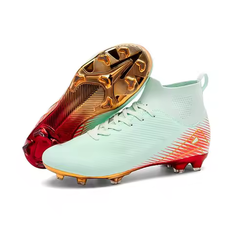 High Quality Football Cleats Professional Society Soccer Boots Outdoor Grass Training Soccer Shoes Children Sports Sneakers 2025