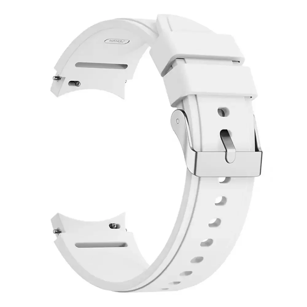 Silicone Strap for Samsung Watch Galaxy 7 6 5 4 44mm 40mm 5 Pro 45mm No Gaps Bracelet Wristband for Watch 6 4 Classic 47mm 46mm