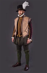 16th 17th Century Costume Men Tudor Elizabethan Costume Royal Prince Tudor King Costume Historical Renaissance Nobleman Costume