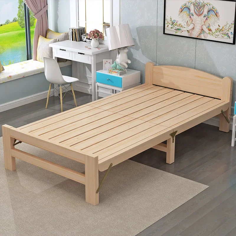 Rollaway bed  Office nap  Rental room Solid wood hardboard bed