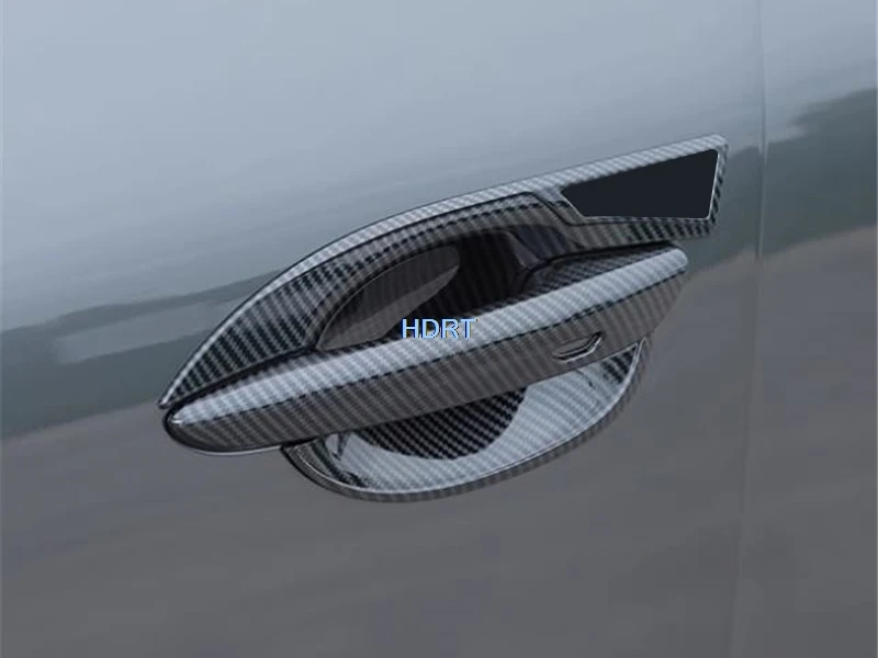 Car Styling Door Handle Frame Gate Bowl Trim Cover Protector Decoration Accessories Exterior Sticker For Mazda CX-50 CX50 2023 +
