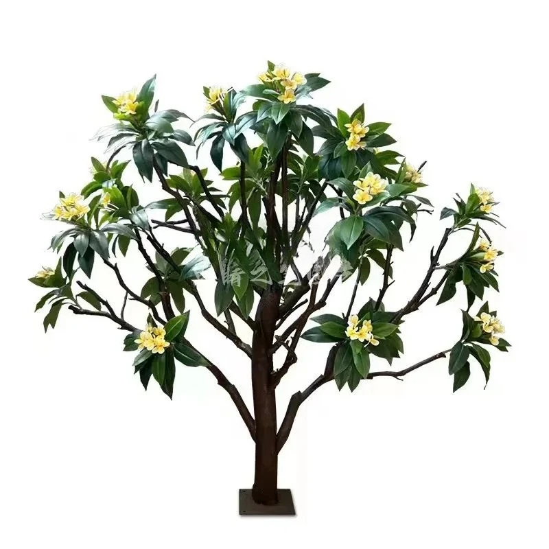 Imitative Tree Large Plant Floor Setting Decoration Winter Jasmine Magnolia Animal Tree Bird Tree Floral Landscape