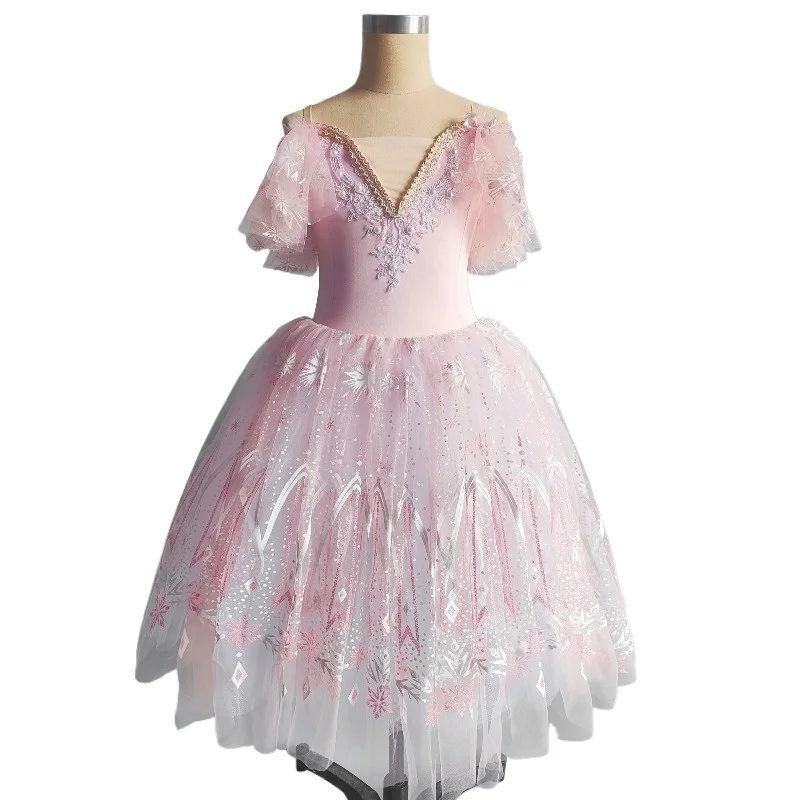 

Ballet Dress Girls Lyrical Dance Costumes Children Long Ballet Dress Performance Clothing Girls Dance Costume Ballet Skirt