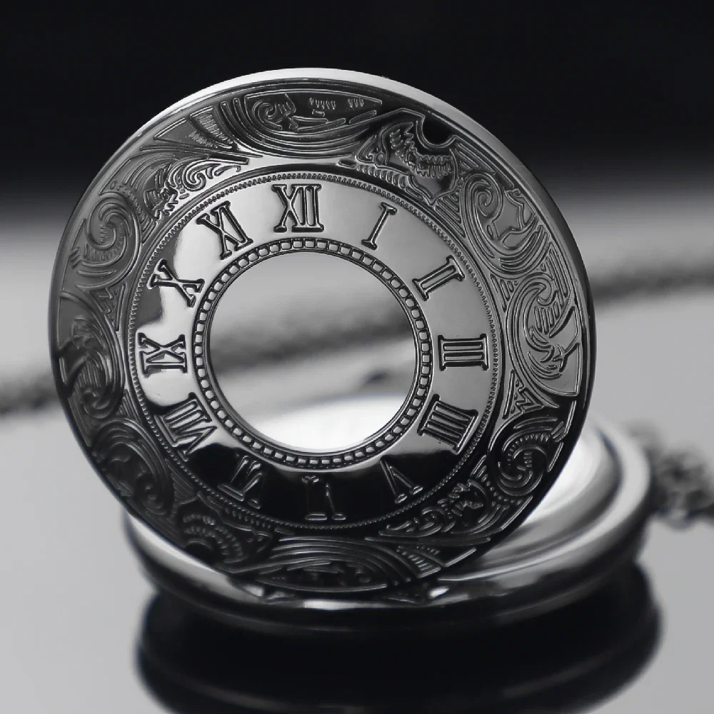 الطلب الروماني ريترو كوارتز ساعة الجيب خمر قلادة قلادة للجنسين ساعة للرجال النساء الأطفال هدايا فريدة من نوعها #5