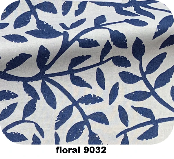 Blue Pattern Floral Dress Shirts Custom Made Long Sleeve Blue White Patterned Dress Shirts, Tailored Flowered Mens Shirts 2020