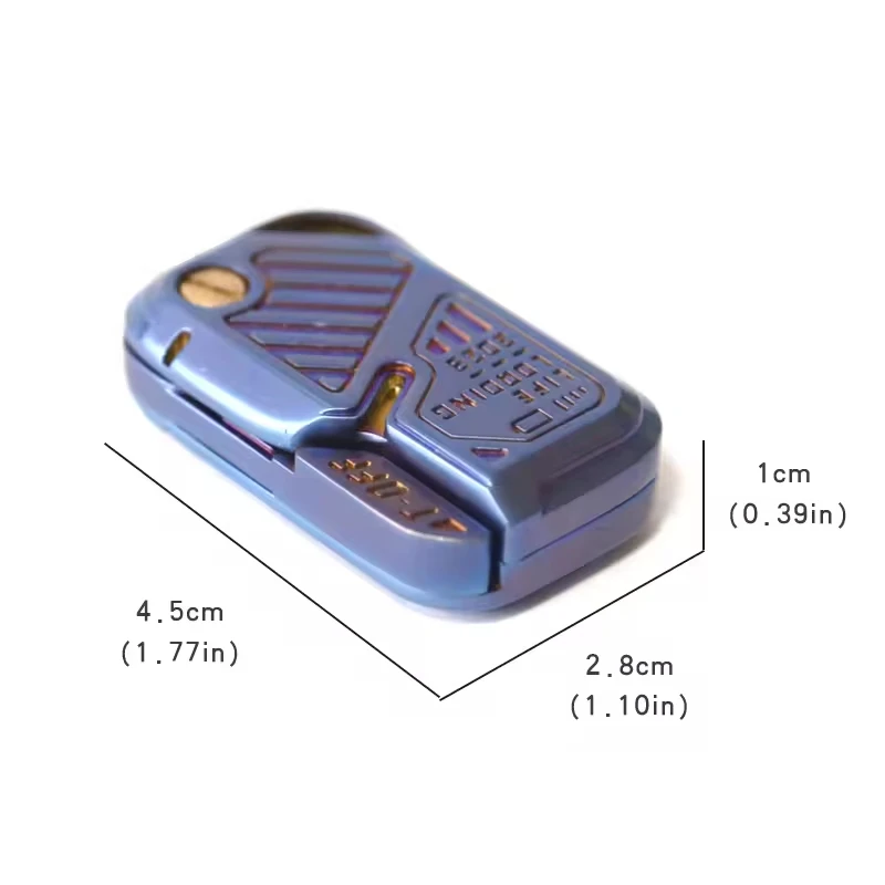 Nouveau Push métal POP Fidget curseur 01EDC jouets sensoriels haptique pièce Fidget Spinner soulagement de l'anxiété Fidget jouets