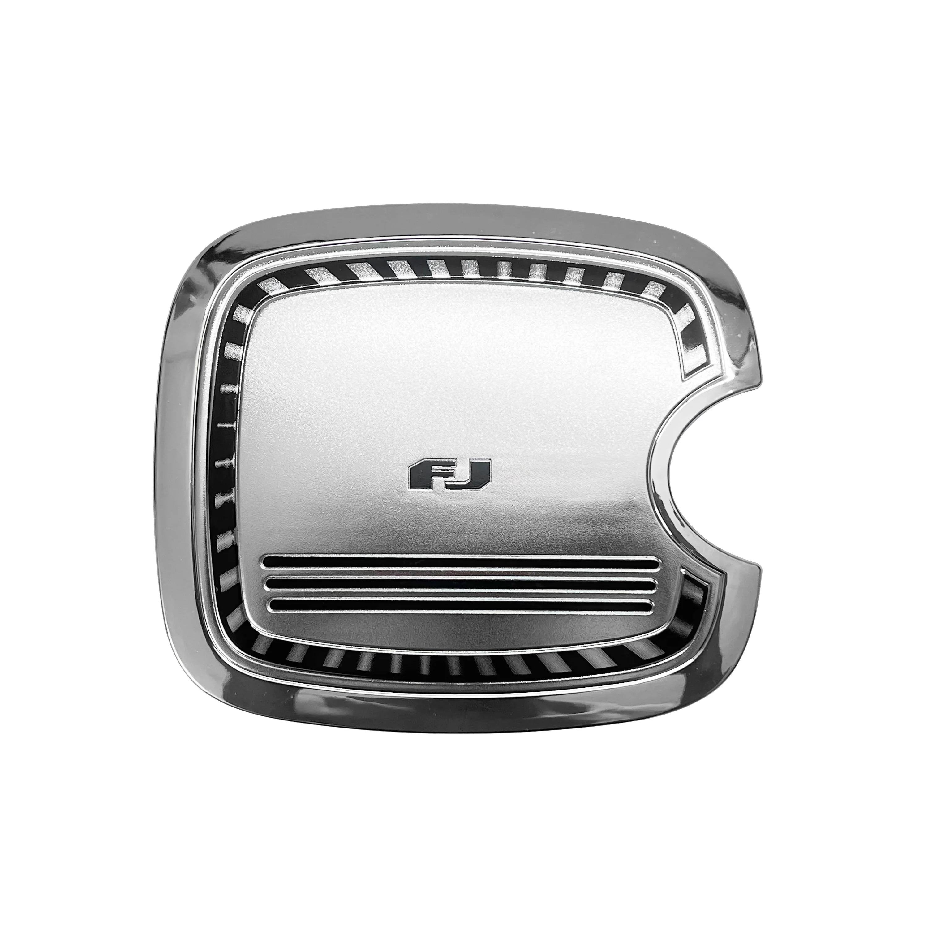 Chrome-Plated ABS Plastic Fuel Cap Cover Trim For Toyota FJ Cruiser 2006-2020 Exterior Modification Decal Direct Fit