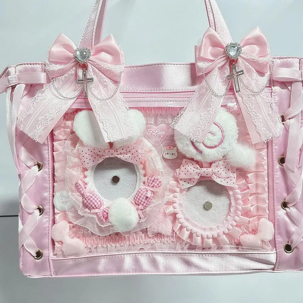 Gothic Girl's Exquisite Hair Accessories Lolita Japanese Lace Ponytail Hair Clip Y2K Cute Bow Clips Hairpins Ita Bag Decoration - AliExpress 200000297