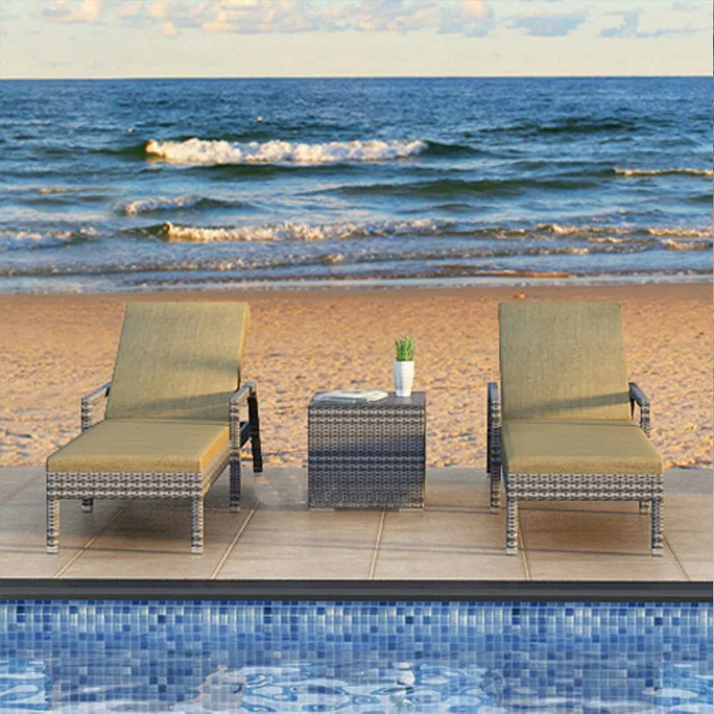 STY-20 Durable Beach Chair-Modern Moon Design Outdoor Furniture for Beach Pool & Garden Use