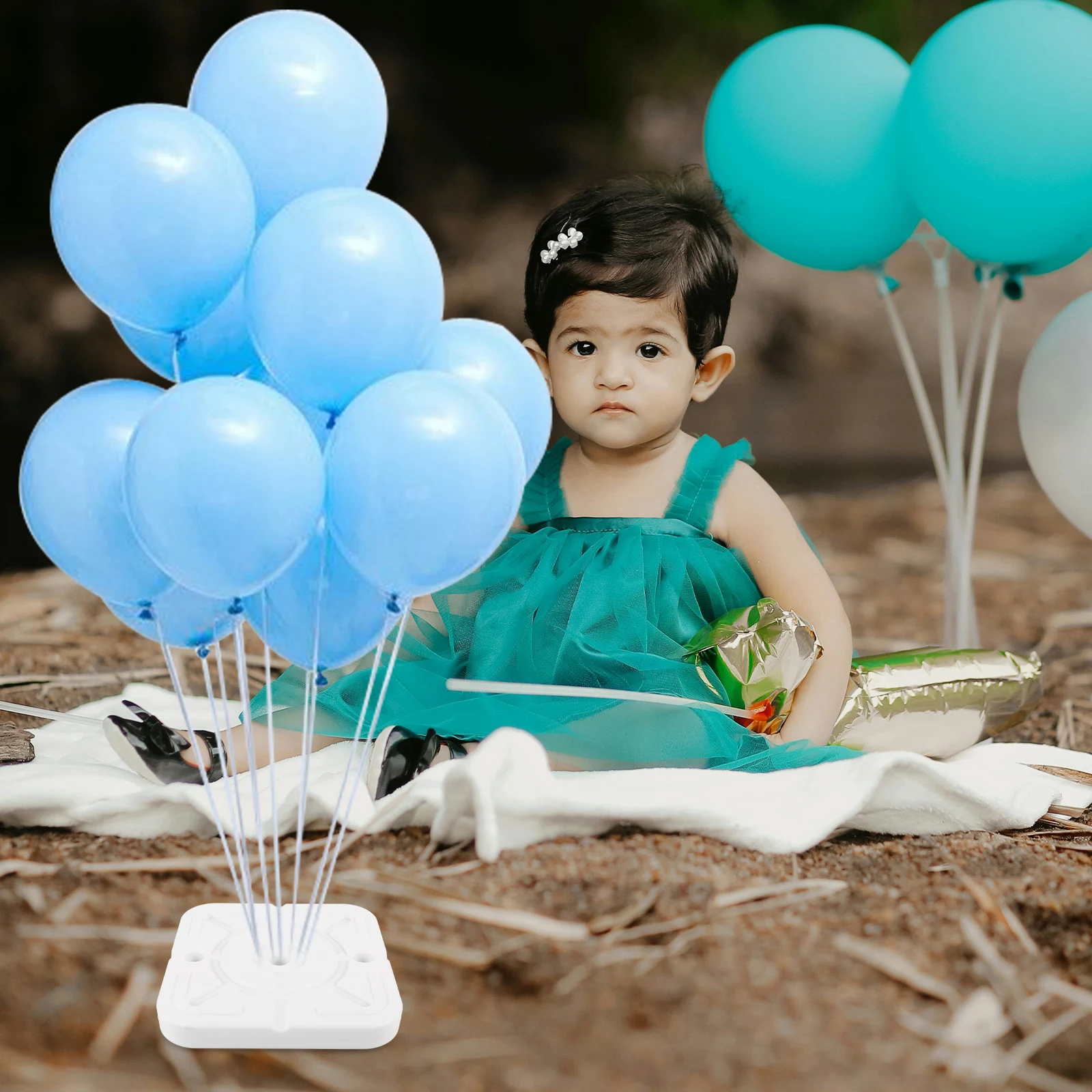 

4pcs Balloon Water Injection Base Pole Arrangement Props Arch Stands Heavy Duty Weight Canopy Wedding Decorations