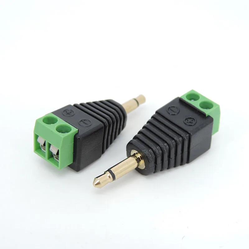 Earphone Audio 2/ 3 /4 Pole 3.5mm jack RCA male female Connector Terminal Adapter 3.5 Audio Mono Stereo Channel to Screw Plug