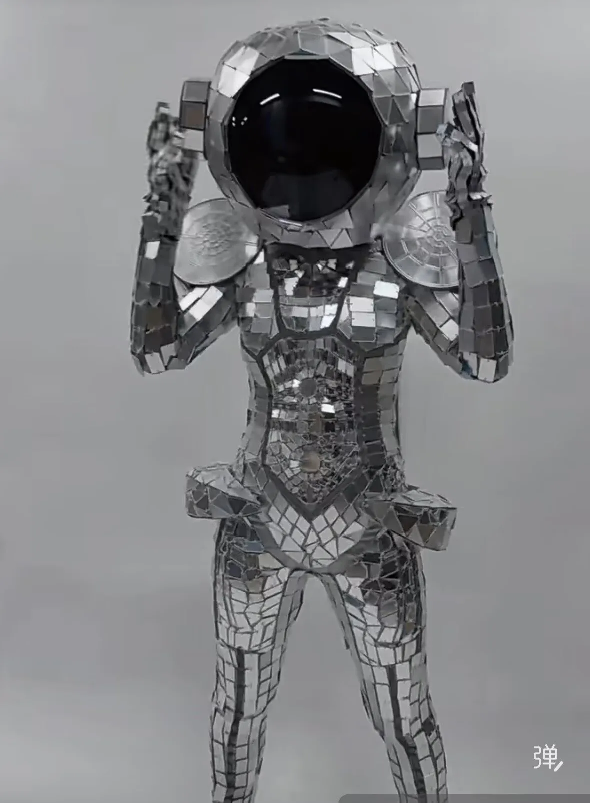 Mirror Space Costume Luxury women performance Event Stage Show Costume Party outfit Concert outfit