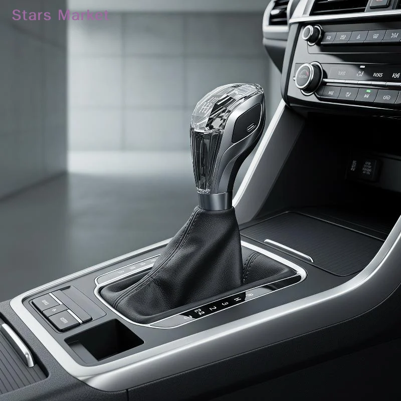 New 1 Set Universal Modified Lever Handball New Crystal Multicolor LED Light Car Gear Shift Knob For Auto Accessories