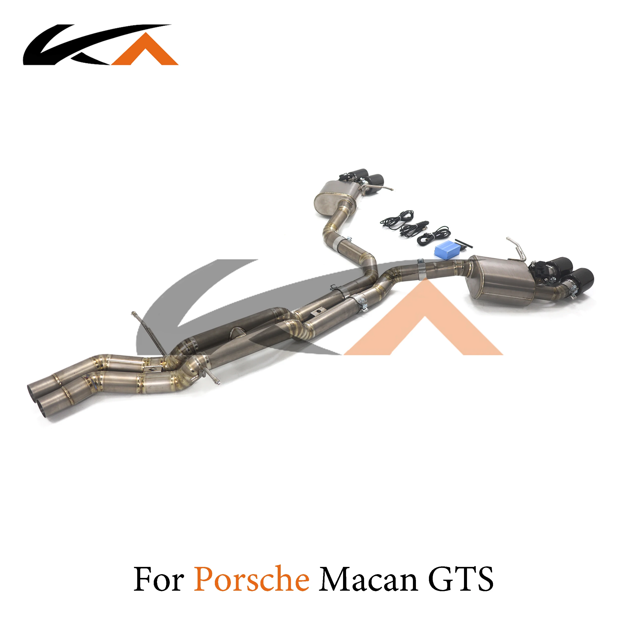 

KA Tuning exhaust system titanium alloy catback for Porsche Macan GTS rear section performance parts muffler valve