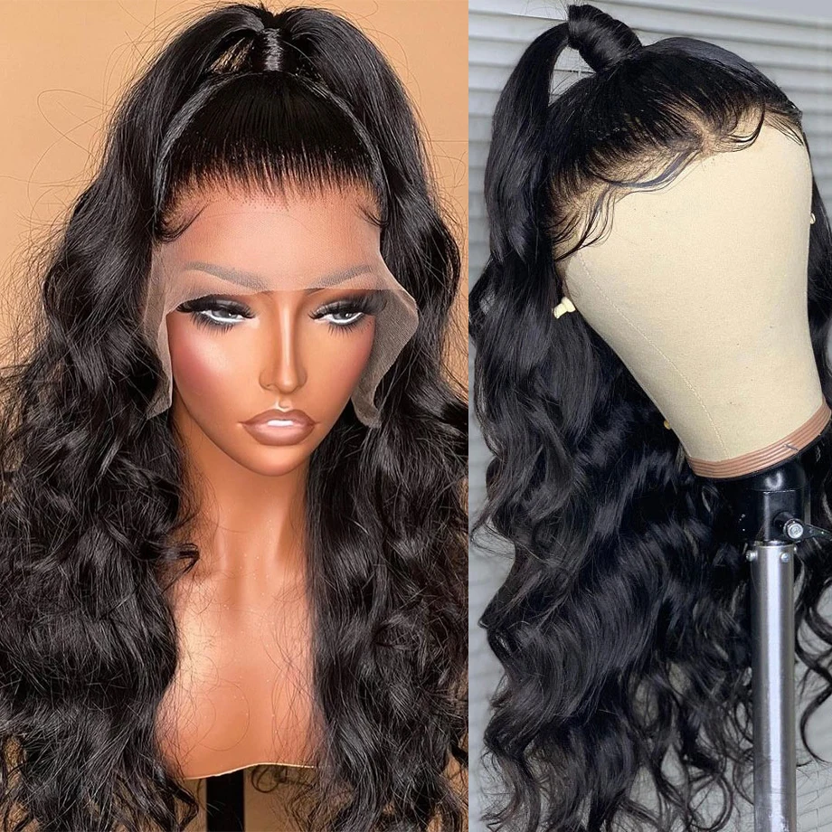 

360 Full Lace Frontal Wig Human Hair Pre Plucked Wigs Brazilian Hair Wigs For Women 30 32 Inch 13x4 Hd Body Wave Lace Front Wig