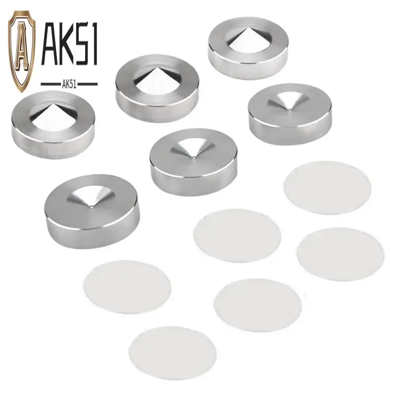 

AK51-4 Set 23.5Mm Stainless Steel Hifi Audio Speaker Isolation Spike Stand Feet Pads Base