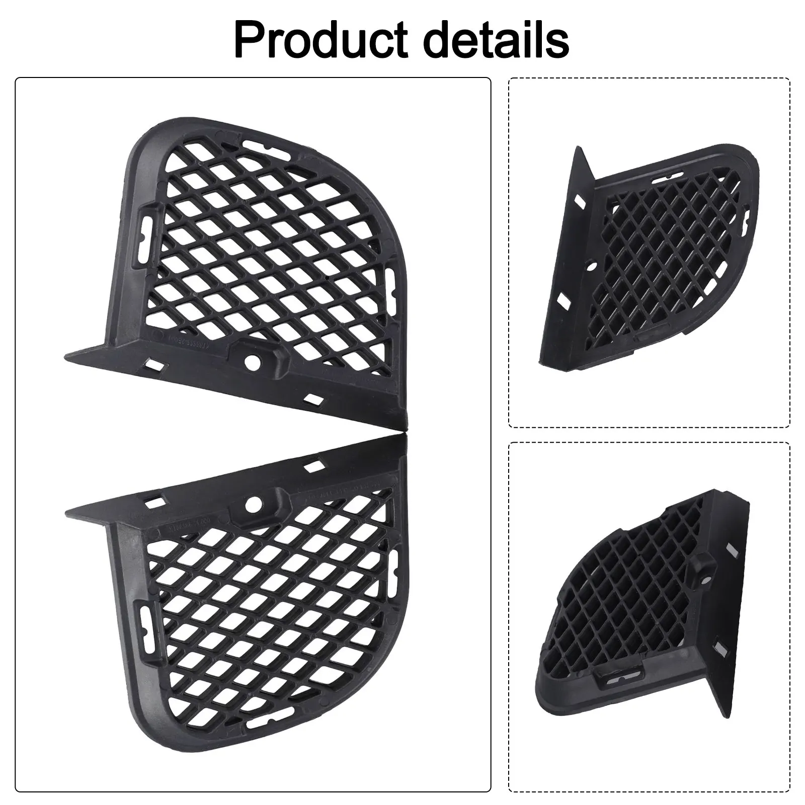 

For Hyundai For Tucson 2005-2009 Fog Light Grille For Car Maintenance OE Part Number 86566-2E000 Direct Replacement