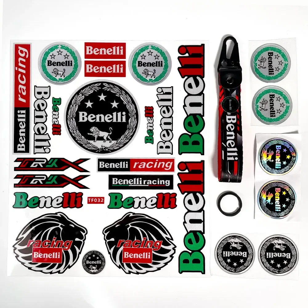 Motorcycle Tank Reflective 3D Logo Stickers Moto Body Decals for Benelli trk 502x Accessories 502 trk502x 502c tnt 125 752s 500