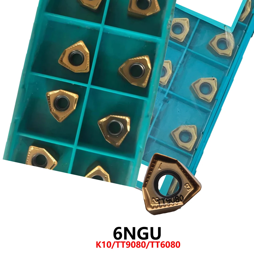 Original 6NGU060404 6NGU060408 6NGU060404R-AL 6NGU060408R 6NGU090508R M K10 TT9080 TT6080 CNC Tools Blades 6NGU Carbide Inserts