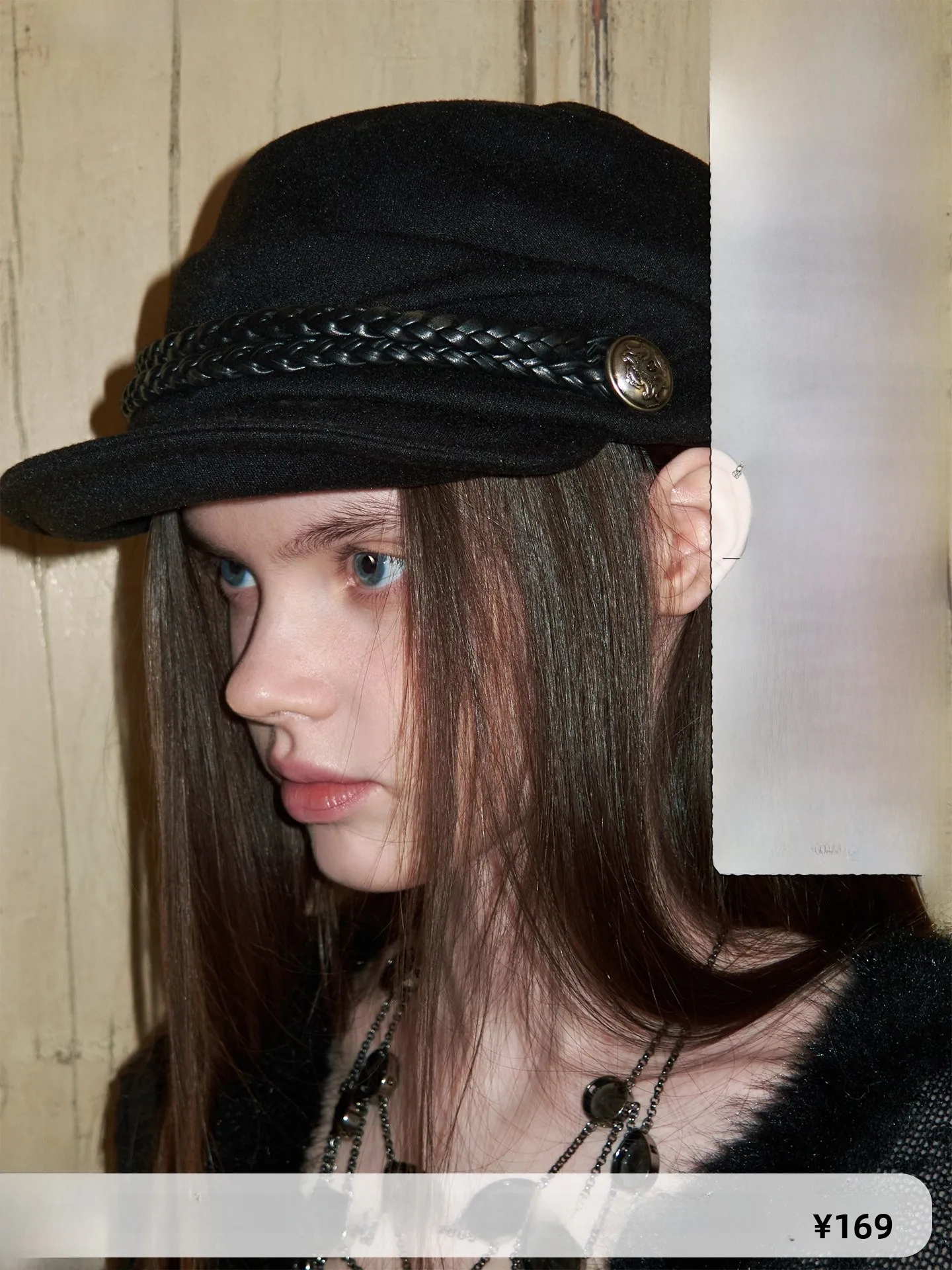 

1JINN STUDIO Vintage Court Style Pleated 3D Folded Hat Face Slimming Fashionable Spring Autumn Winter Women's Polyester Fiber...