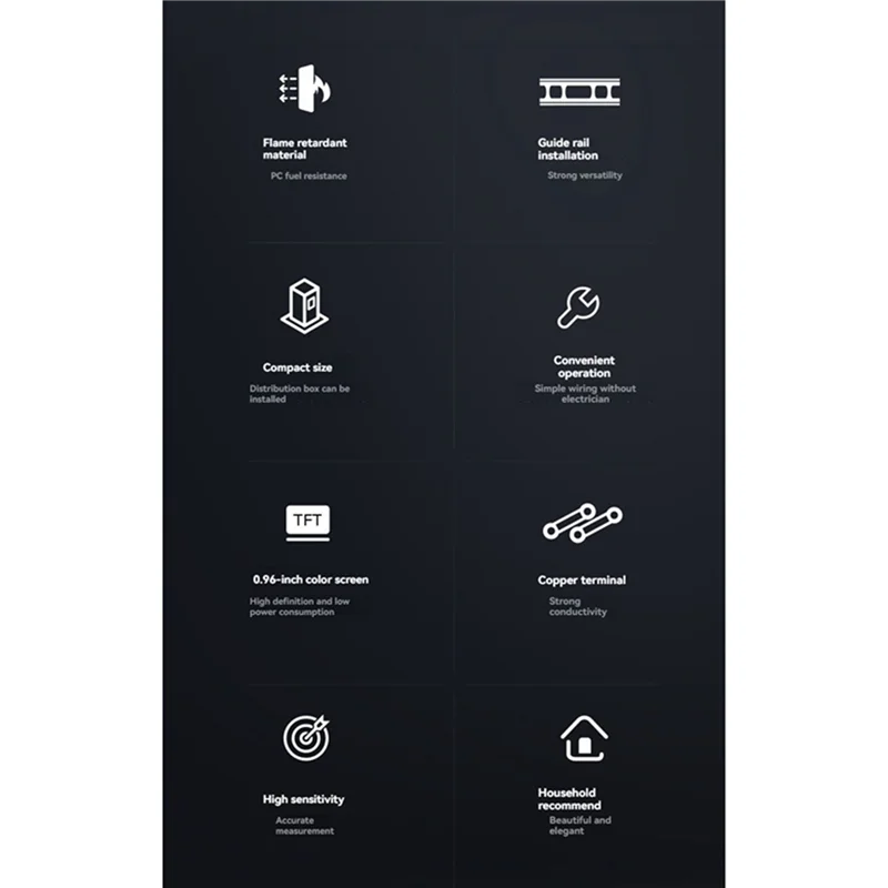 AA60-2X TUYA WIFI Energiezähler DIN-Schienenmontage Digital Voltmeter Amperemeter Wattmeter AC 100-290V Kwh Leistungsmesser Fernbedienung