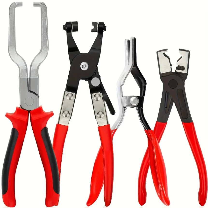 

Professional Hose Clamp Pliers- Fuel Line Disconnection and Removal Tool Kit for Auto Repair