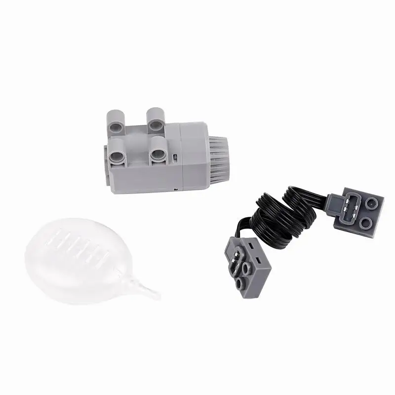 Nuevo MOC Motor de pulverización simulado, piezas de escape eléctrico de humo, bloques de construcción, modelo PF de coche, piezas técnicas, Motor de funciones de potencia