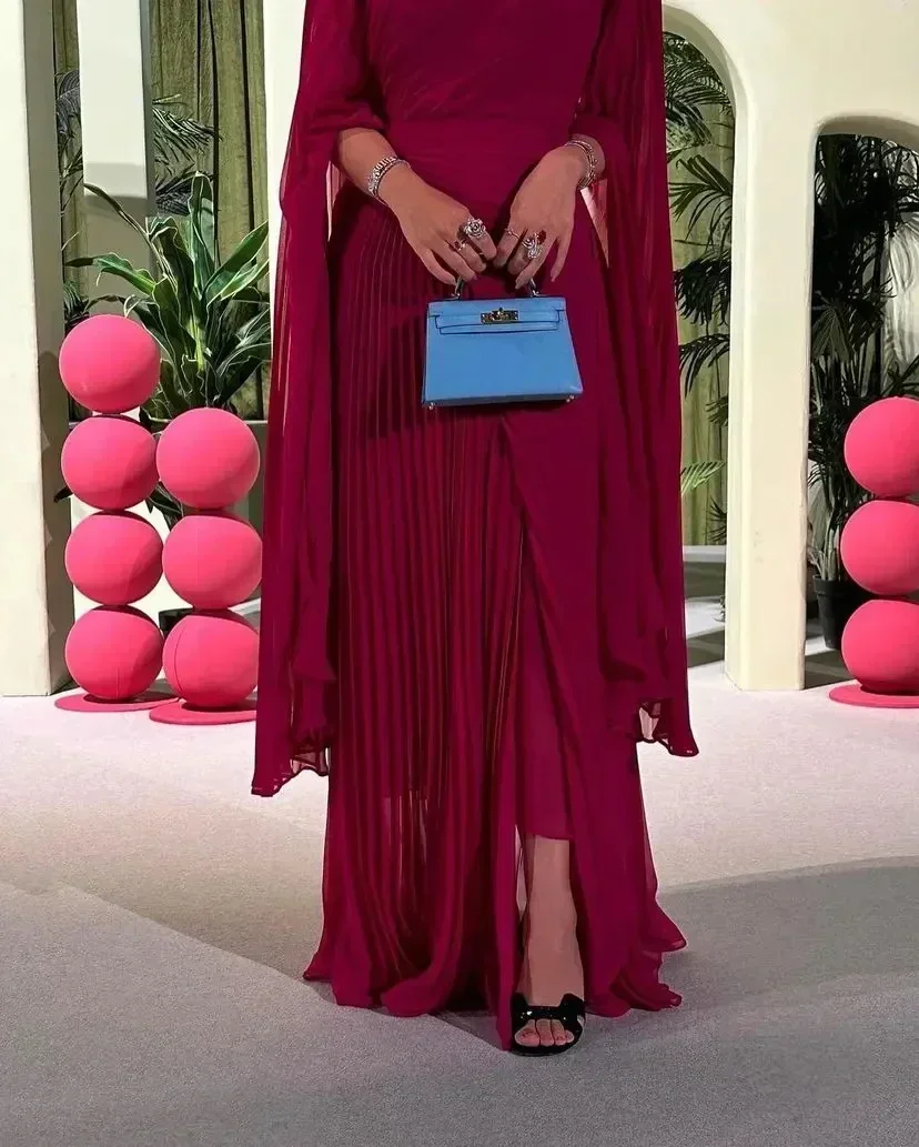 Customized Vintage Evening Dresses for Woman Ceremony Clothes Saudi Arabia Formal Women Long Cocktail Wedding Party Dress