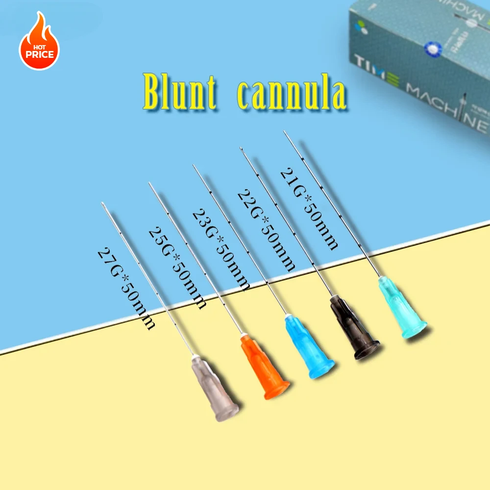 

Blunt Cannula For Filler Injection 14G 18G 20G 21G 22G 23G 25G 27G 30G Uric Acid Facial Filling Nose Slight Blunt Needle