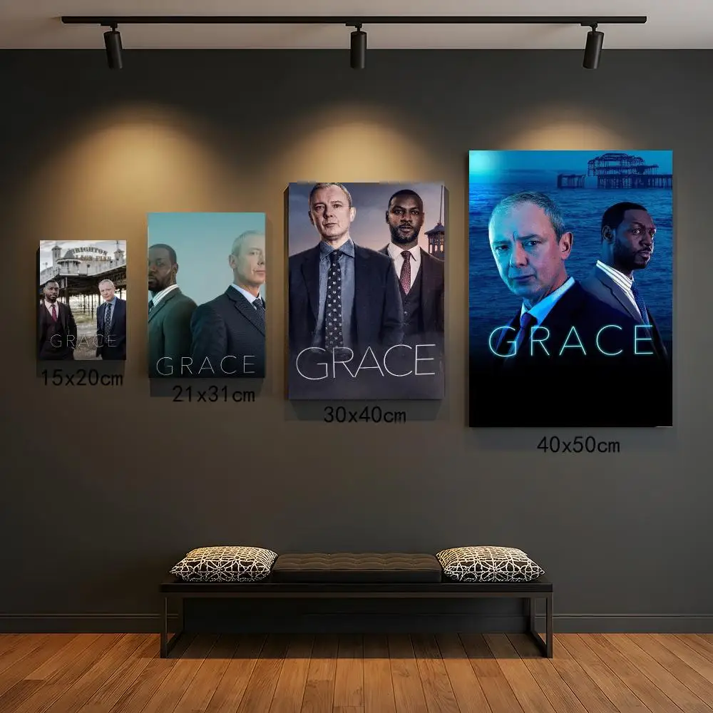 tv series G-Grace-E Poster Self Adhesive Wall Decor for Modern Home Cafe Office and Bar